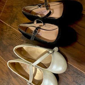 2 pair size 11 girl dress shoes